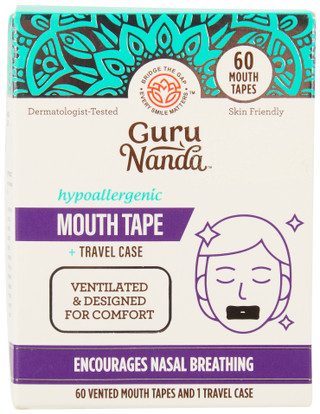 Thumbnail 1: GURUNANDA Gurunanda 60 Pk Hypoallergenic Mouth Tape Strips 