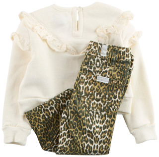 Thumbnail 2: 7 FOR ALL MANKIND 7 For All Mankind Baby Girls 2 Pc Pants Set 