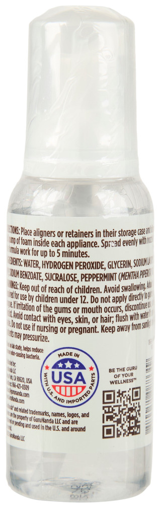 Thumbnail 3: GURUNANDA Gurunanda 3.38 oz Aligner & Retainer Cleaner 