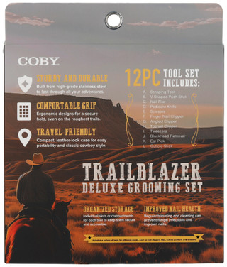 Thumbnail 2: Coby Coby Mens 12 Pc Nail Grooming Set 