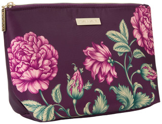 Thumbnail 1: Tahari Tahari Purple Floral Cosmetic Bag 