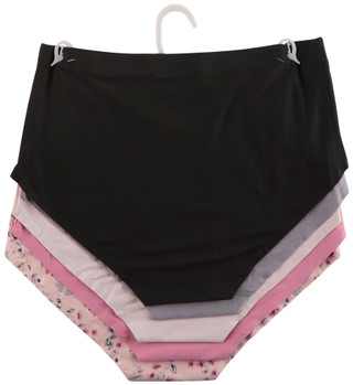 Thumbnail 2: Laura Ashley Laura Ashley Womens 5 Pk Mid Brief Panties 