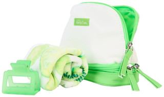 Thumbnail 1: MAKEUP ERASER Original Makeup Eraser Set - Key Lime with Bag & Hair Clip 