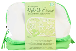 Thumbnail 3: MAKEUP ERASER Original Makeup Eraser Set - Key Lime with Bag & Hair Clip 