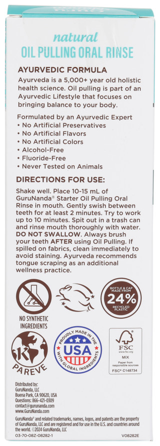 Thumbnail 2: GURUNANDA Gurunanda Natural Oil Pulling Oral Rinse 