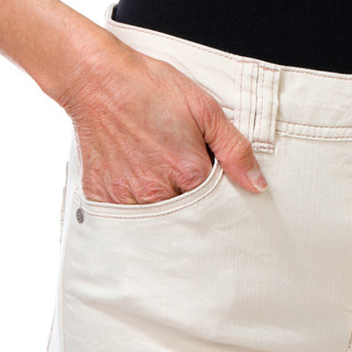 Thumbnail 3: Democracy Democracy Womens AbTech Slim Straight Fit Fray Jeans 