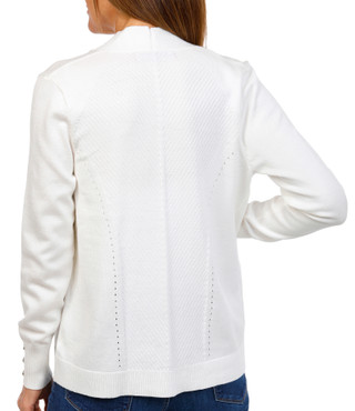Thumbnail 3: NYC Alliance NYC Alliance Petite Long Sleeve Open Ribbed Cardigan 