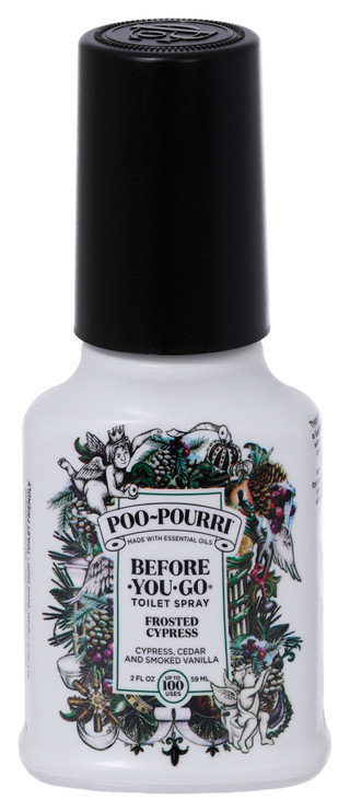 Thumbnail 1: POO-POURRI Poo-Pourri 2 Oz Frosted Cypress Before You Go Toilet Spray 