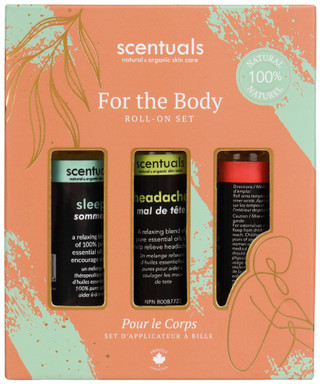 Thumbnail 1: SCENTUALS Scentuals 3 Pc For the Body Aromatherapy Roll-On Set 