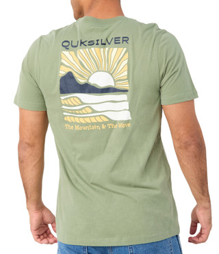 Thumbnail 2: Quiksilver Quiksilver Mens Short Sleeve Mountain and The Wave Shirt 