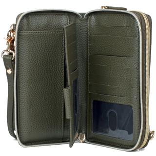 Thumbnail 3: BUXTON Buxton Solid Pebble Faux Leather Ultimate Organizer Wallet 