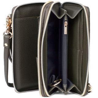 Thumbnail 4: BUXTON Buxton Solid Pebble Faux Leather Ultimate Organizer Wallet 