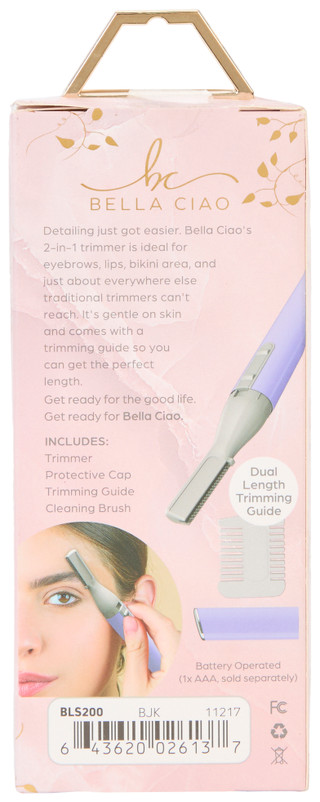 Thumbnail 2: BELLA CIAO Bella Ciao 2-In-1 Eyebrow & Bikini Trimmer 