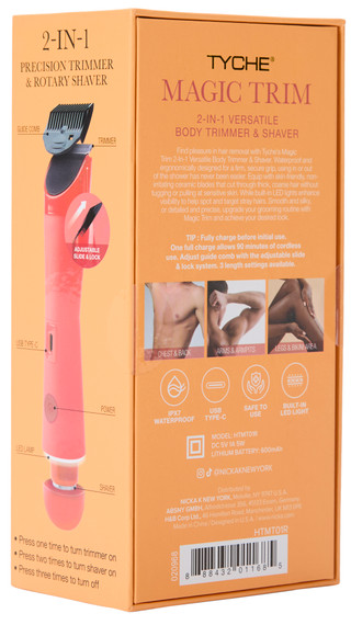 Thumbnail 2: . Tyche Magic Trim 2-In-1 Versatile Body Trimmer and Shaver 