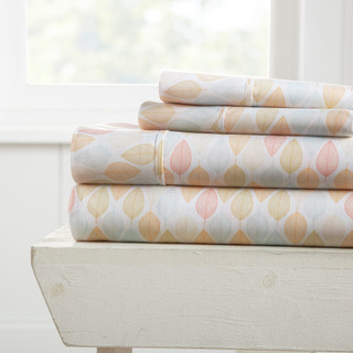 Thumbnail 4: Home Collections Home Collections Premium Ultra Soft Fall Foliage Sheet Set 