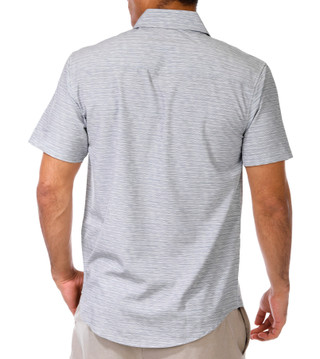 Thumbnail 2: Anglr ANGLR Mens Short Sleeve Heather Button Down Shirt 