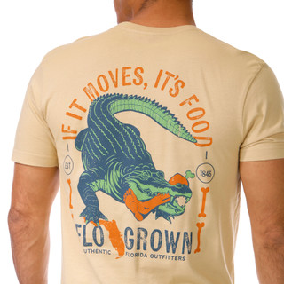 Thumbnail 3: FloGrown FloGrown Mens Short Sleeve If It Moves, Its Food Shirt 
