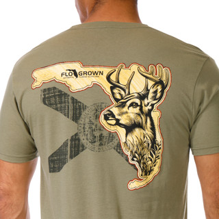 Thumbnail 3: FloGrown FloGrown Mens Short Sleeve Florida State Graphic Shirt 