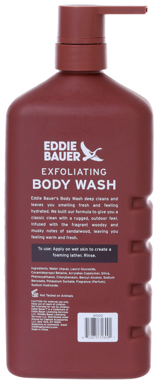 Thumbnail 2: Eddie Bauer Eddie Bauer 32 oz Sandalwood Exfoliating Body Wash 