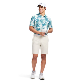 Thumbnail 5: IZOD IZOD Men's Swingflex Leaf Printed Golf Polo 
