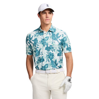 Thumbnail 1: IZOD IZOD Men's Swingflex Leaf Printed Golf Polo 