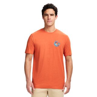 Thumbnail 2: IZOD IZOD Men's Saltwater Short Sleeve Graphic Tee - Burnt Ochr 