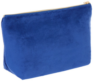 Thumbnail 2: Juicy Couture Juicy Couture Navy Blue Terry Crown Travel Cosmetic Bag 