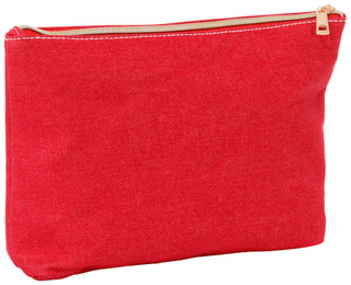 Thumbnail 2: True Religion True Religion Red Logo Embellished Travel Cosmetic Bag 