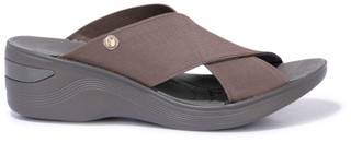 Thumbnail 2: Bzees Bzees Womens Sesire Slide Wedge Sandals 