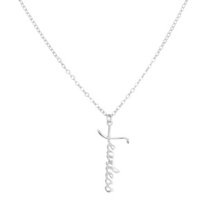 Thumbnail 1: ATHRA Athra Silver Fearless Necklace 