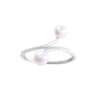 Thumbnail 1: ATHRA Athra Silver Pearl Ring 