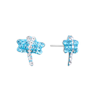 Thumbnail 1: ATHRA Athra Aqua CZ Dragonfly Stud Earrings 