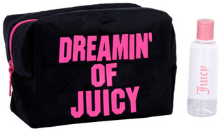 Thumbnail 1: Juicy Couture Juicy Couture Black Terry Dreamin' Travel Cosmetic Bag 
