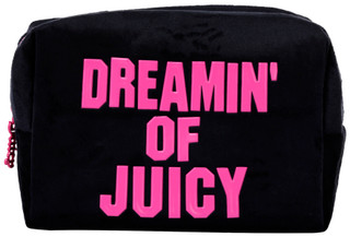 Thumbnail 4: Juicy Couture Juicy Couture Black Terry Dreamin' Travel Cosmetic Bag 