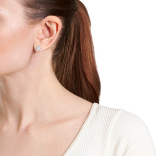 Thumbnail 2: ATHRA Athra Crystal Halo Stud Earrings 