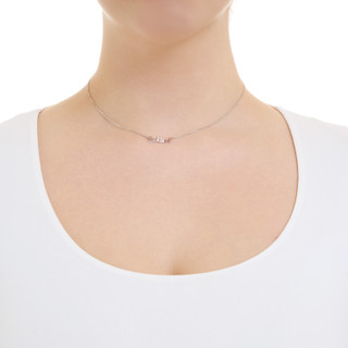 Thumbnail 2: ATHRA Athra Silver Be Kind Necklace 