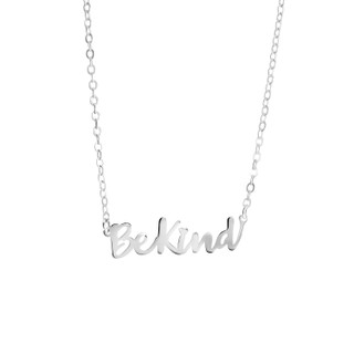 Thumbnail 1: ATHRA Athra Silver Be Kind Necklace 