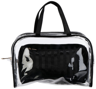 Thumbnail 1: Imoshion Imoshion 3 Pc Black Striped Cosmetic Bag Set 