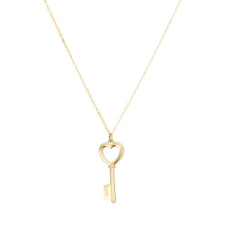 Thumbnail 1: ATHRA Athra Gold Key Pendant Necklace 