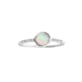 Thumbnail 1: ATHRA Athra Silver and Moonstone Ring 