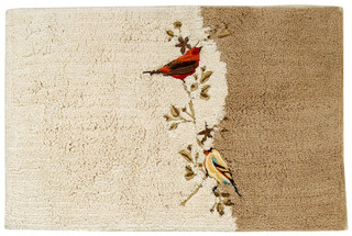 Thumbnail 1: Avanti Avanti Gilded Birds Bath Rug 