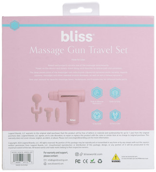 Thumbnail 2: Bliss Bliss Massage Gun Travel Set 