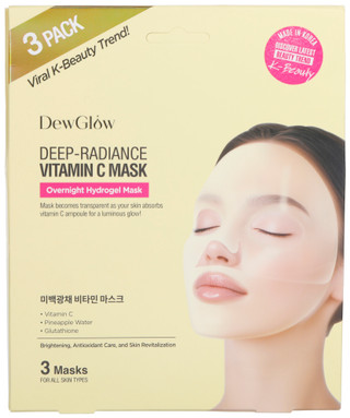 Thumbnail 1: . DewGlow 3 Pk Deep Radiance Vitamin C Masks 