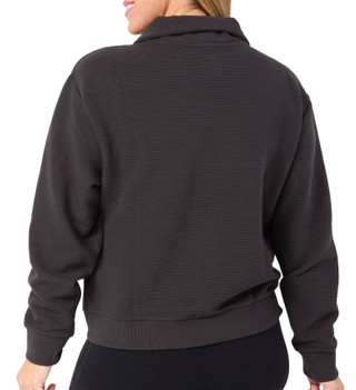 Thumbnail 2: APANA Apana Womens Mockneck Full Zip Jacket 