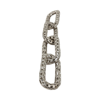 Thumbnail 2: Sagebrook Home Sagebrook 25 in Pierced 4 Link Chain Home Accent 