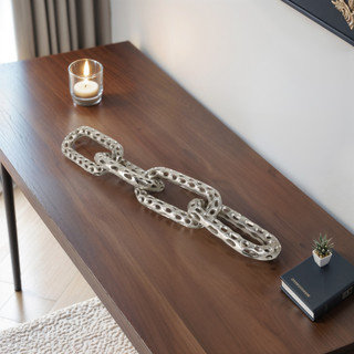 Thumbnail 6: Sagebrook Home Sagebrook 25 in Pierced 4 Link Chain Home Accent 