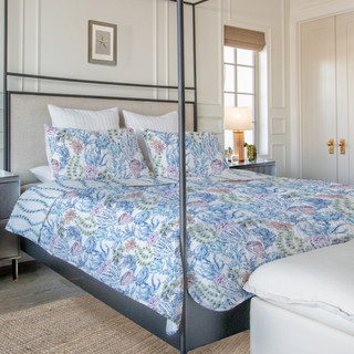 Thumbnail 2: Coastal Home Coastal Home 3 Pc Watercolor Seaworld Quilt Set 