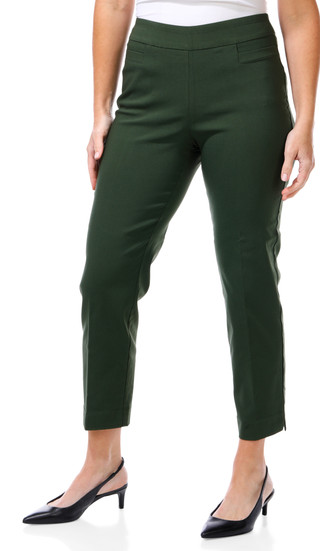 Thumbnail 1: Zac & Rachel Women's Solid Pull On Ankle Pants 