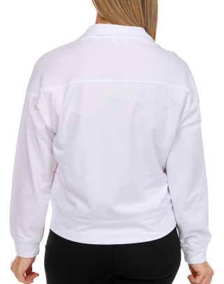 Thumbnail 2: Coral Bay Coral Bay Womens Solid Full Zip Sweater Knit Mix Jacket 