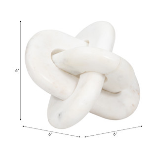 Thumbnail 5: Sagebrook Home Sagebrook Home 6 in Marble Knot Home Accent 